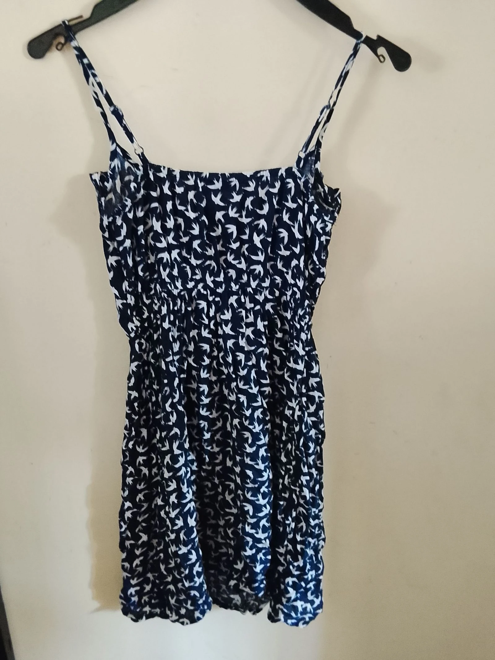 👒PIMKIE TALLA 34 vestido con tirantes ajustables azul marino y blanco como nuevo – photo 3